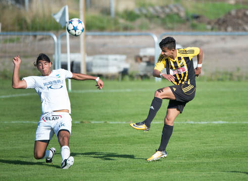 IFK Hässleholms Waed Shaif i matchen i division 2 mellan