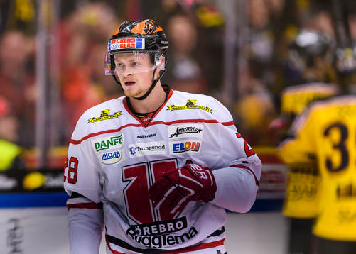 Örebros Linus Arnesson deppar
