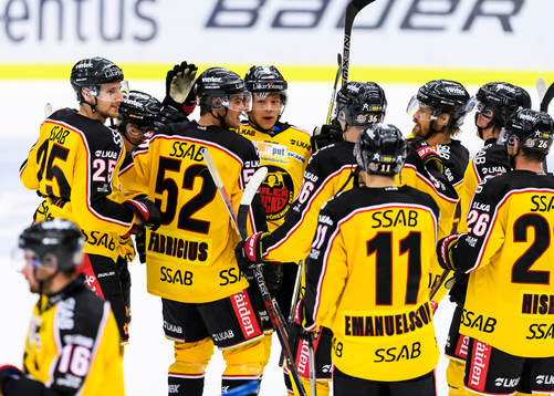 Luleåspelarna jublar