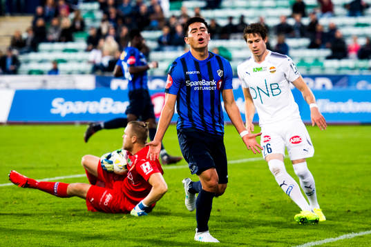 Rubio Yovani Mendez Rubin of Stabæk reacts