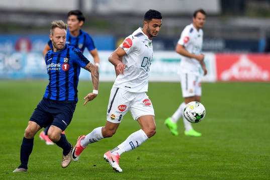Tonny Brochmann Christiansen of Stabæk and Bassel Zakaria