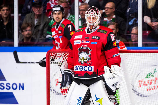 Malmö Redhawks målvakt Oscar Alsenfelt