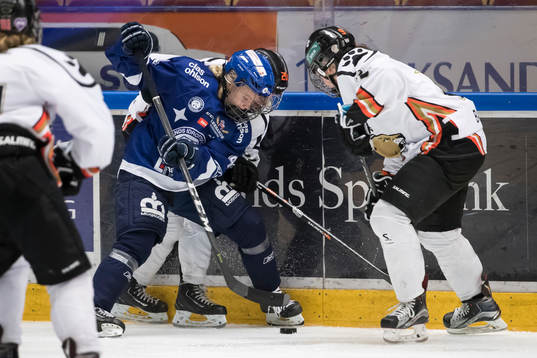 Leksands Wilma Johansson och Göteborgs Tilda Antonsson  i