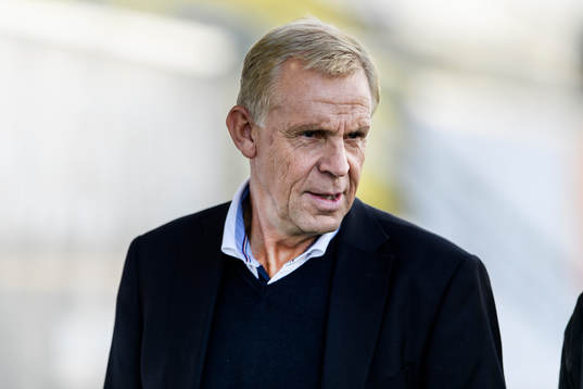 Örgrytes tränare Sören Börjesson före fotbollsmatchen