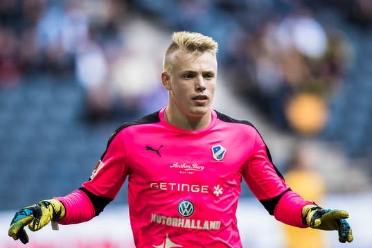 Halmstads målvakt Isak Pettersson
