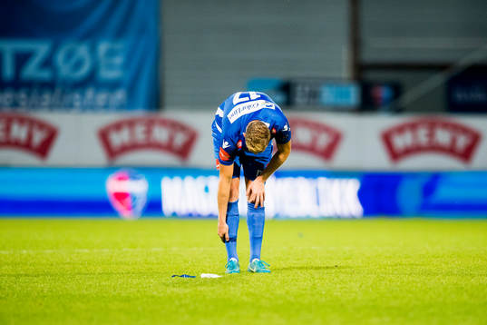 Joachim Andreas Stolberg Olsen of Sandefjord looks dejected