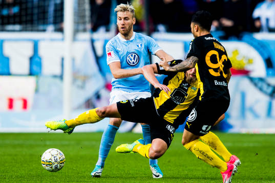 Hammarbys Björn Paulsen och Jiloan Hamad