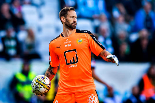 Hammarbys målvakt Johan Wiland