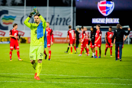 Goalkeeper Piotr Leciejewski of Brann