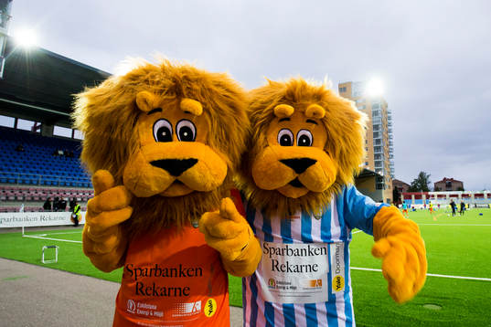 AFC Eskilstunas två maskotar