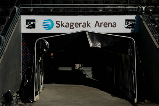 General view of Skagerak Arena