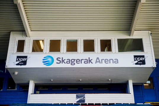 General view of Skagerak Arena