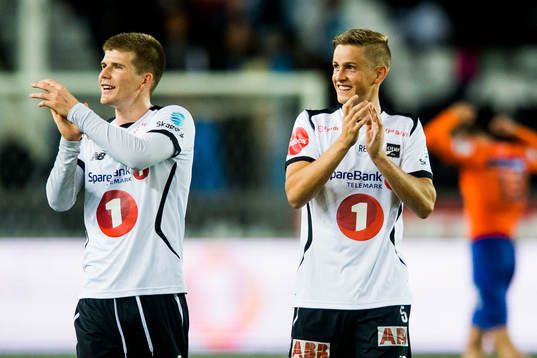 Oliver Berg and Oliver Berg of Odd celebrates