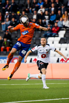 Athanasios Papazoglou of Aalesund and Espen Ruud of Odd