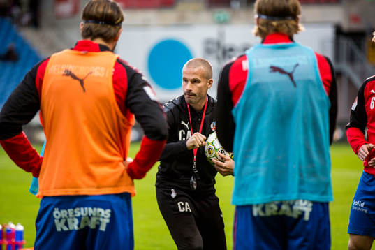 Helsingborgs assisterande tränare Christoffer Andersson