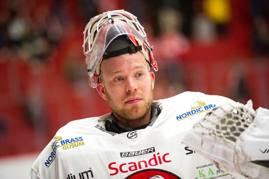 Vita Hästens målvakt Pontus Sjögren