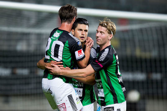GAIS Dusan Djuric jublar ihop med Dusan Djuric och August