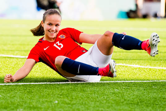 Guro Reiten of Norway celebrates
