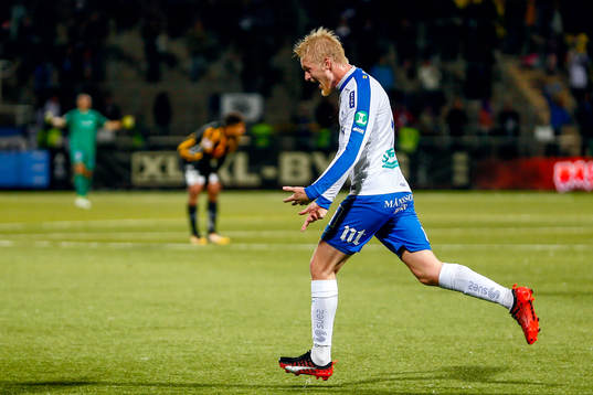 Norrköpings Karl Holmberg jublar
