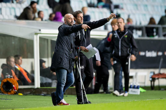 GAIS tränare Bosko Orovic och assisterande tränare