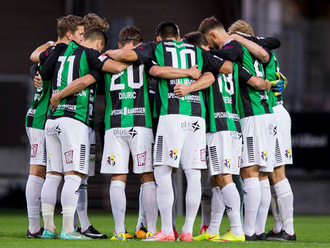 GAIS samlade innan fotbollsmatchen i Superettan mellan GAIS
