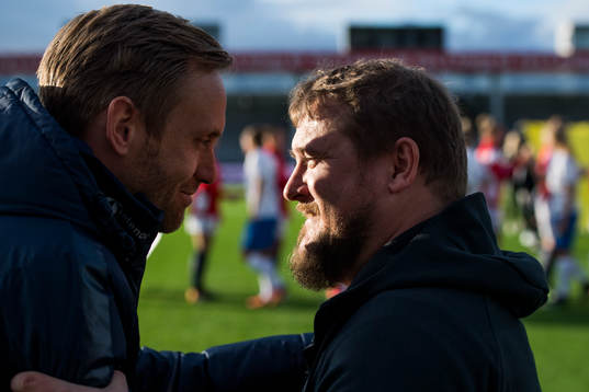 Martin Sjøgren, head coach of Norway, and Zsolt Pakusza,
