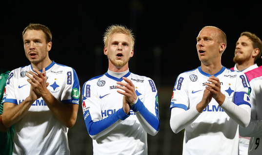 Norrköpings Jón Gudni Fjóluson, Kalle Holmberg och
