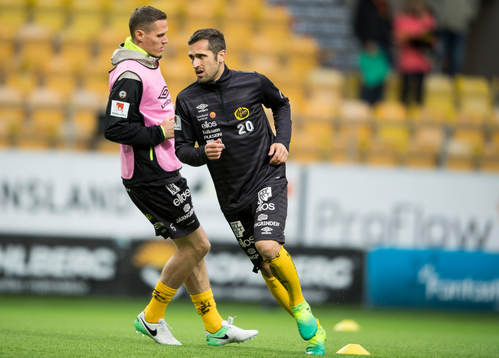 Elfsborgs Emir Bajrami och Jon Jönsson