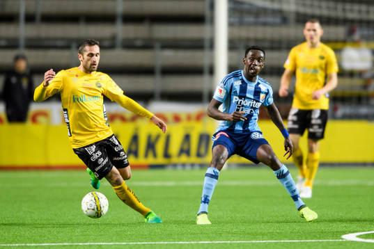 Djurgårdens Philana Tinotenda Kadewere och Elfsborgs Emir