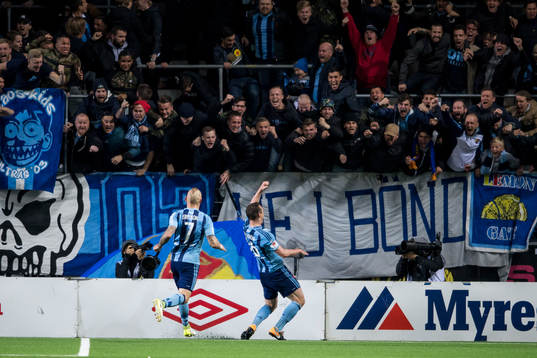 Djurgårdens Kim Källström jublar