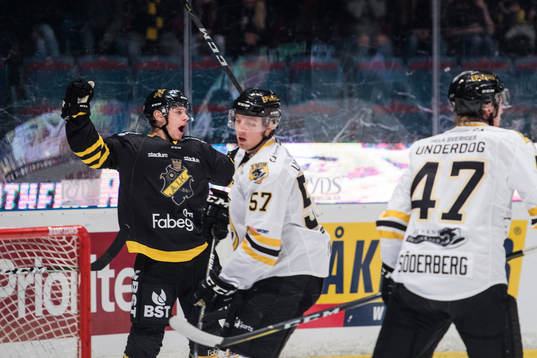 under ishockeymatchen i Hockeyallsvenskan mellan AIK och