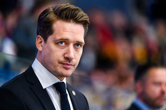 Växjös tränare Sam Hallam