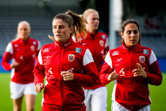 Maren Mjelde and Ingrid Moe Wold of Norway