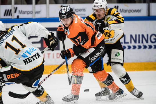 Skellefteås Henrik Hetta, Filip Berglund  och Karlskronas