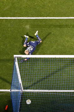 Mål 1-0 av Norrköpings David Moberg Karlsson förbi