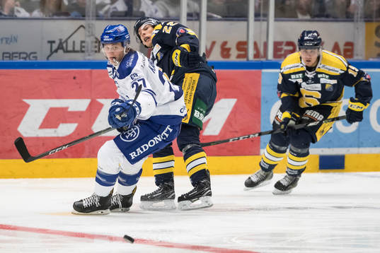Leksands Anton Karlsson  och Södertäljes Fredric Weigel