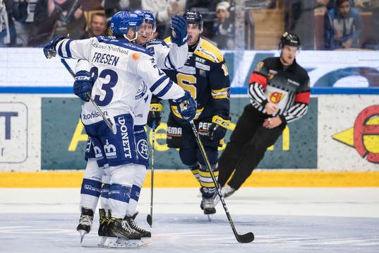 Leksands Alex Friesen jublar