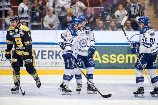 Leksands Alex Friesen jublar