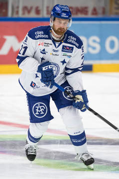 Leksands Mattias Ritola  i ishockeymatchen i