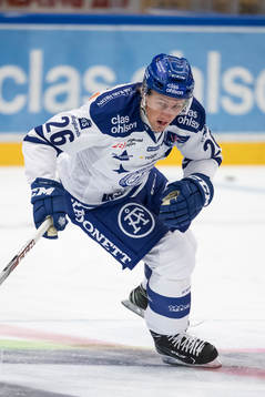 Leksands Patrik Norén  i ishockeymatchen i