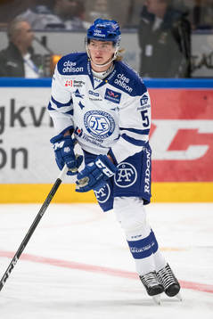 Leksands Calle Själin  i ishockeymatchen i