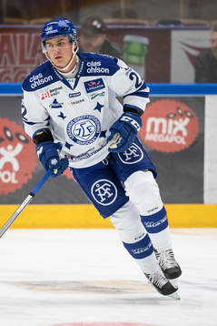 Leksands Martin Grönberg  i ishockeymatchen i