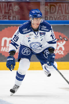 Leksands Tobias Forsberg  i ishockeymatchen i