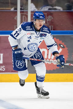 Leksands Martin Karlsson  i ishockeymatchen i