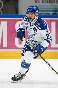 Leksands Alex Friesen  i ishockeymatchen i