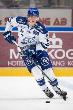 Leksands Calle Själin  i ishockeymatchen i