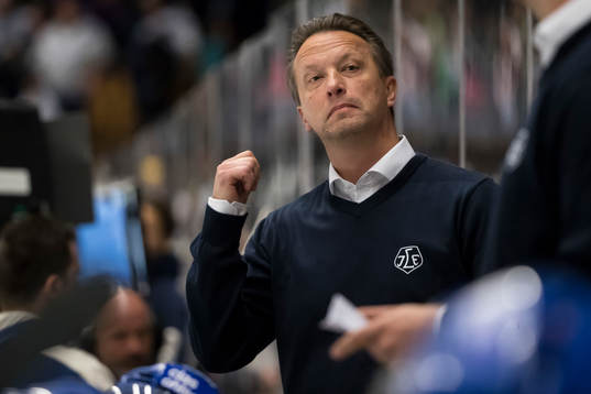Leksands assisterande tränare Örjan Lindmark  i