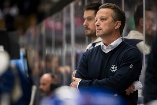 Leksands assisterande tränare Örjan Lindmark  i