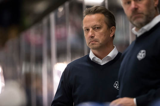 Leksands assisterande tränare Örjan Lindmark  i
