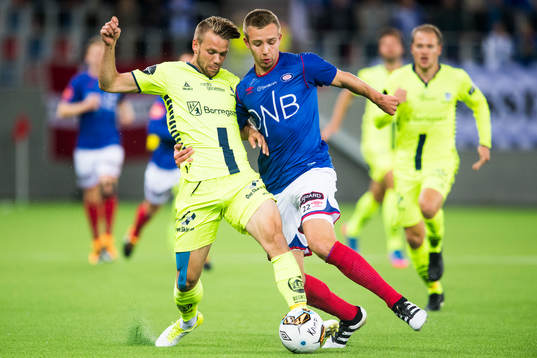 Ole Jørgen Halvorsen of Sarpsborg and Ivan Tarek Fjellstad